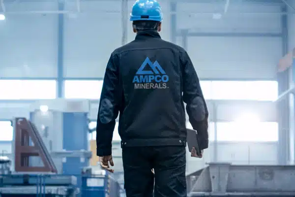 Factory Worker Walking | AMPCO Minerals